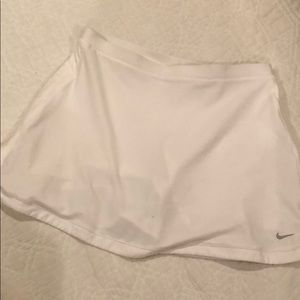 GIRLS white nike tennis skort